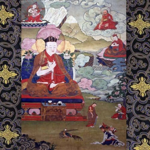 h. h. the third karmapa rangjung dorje thangka