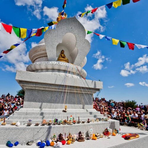 kalachakra stupa inauguration