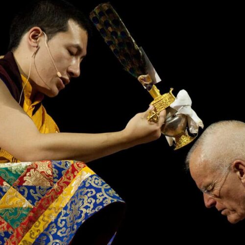17th karmapa blessing lama ole nydahl in moscow