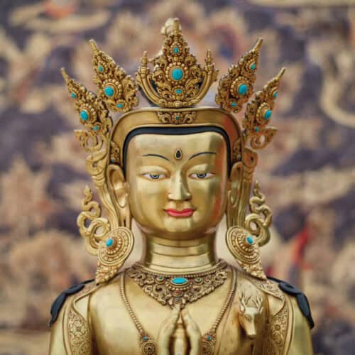 chenrezig statue front face