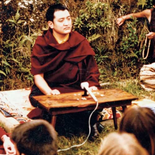 shamar rinpoche with lama ole and hannah nydahl