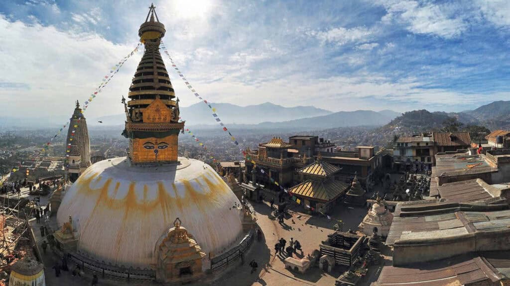 the magic and importance of nepal in buddhism - swayambhu stupa