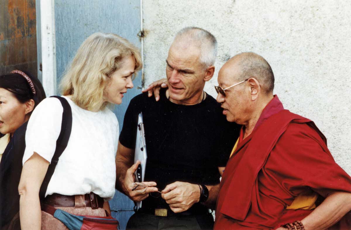 Ole, Hannah and Tsechu Rinpoche