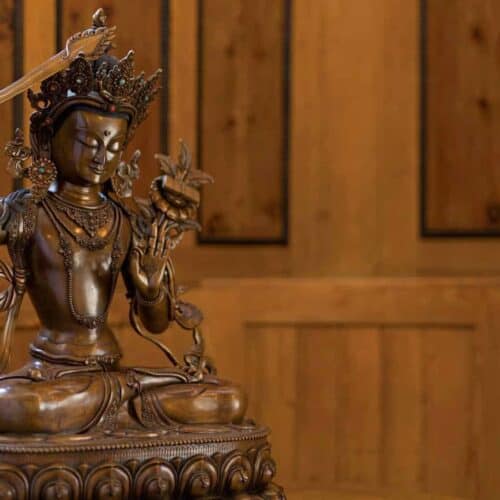 manjushri statue