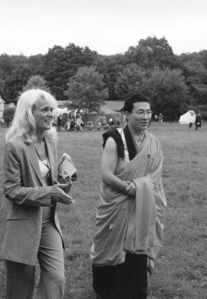 17th karmapa with hannah nydahl