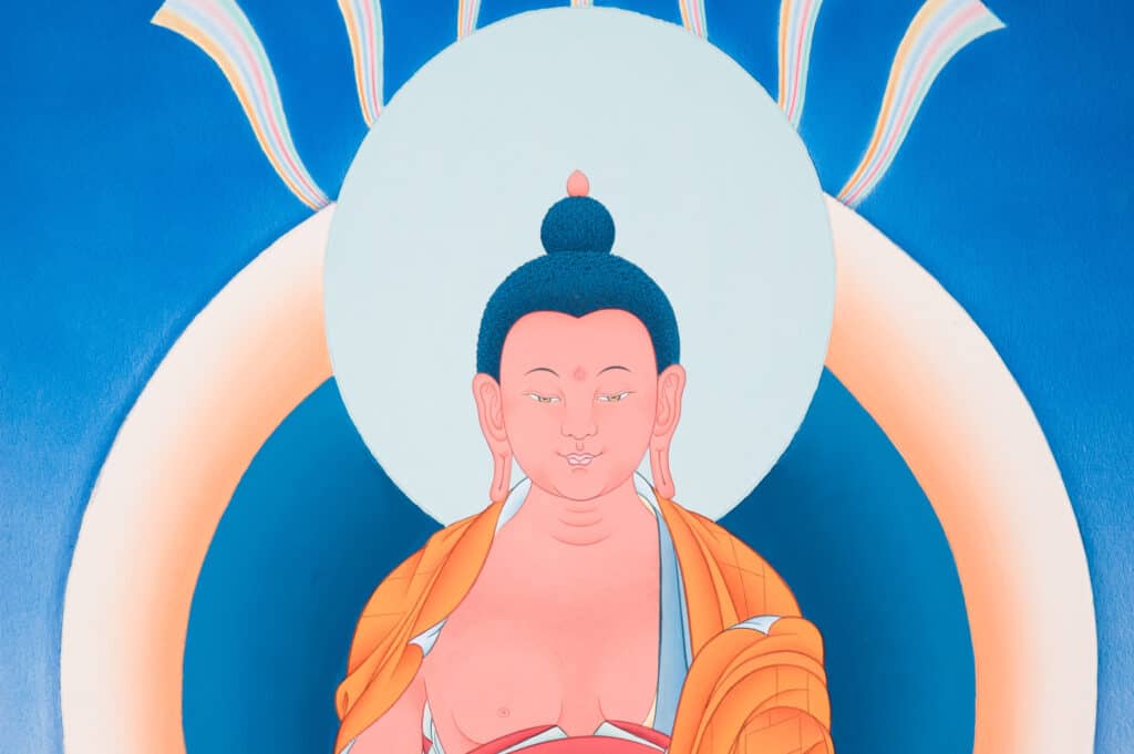 amitabha buddha painting karma guen