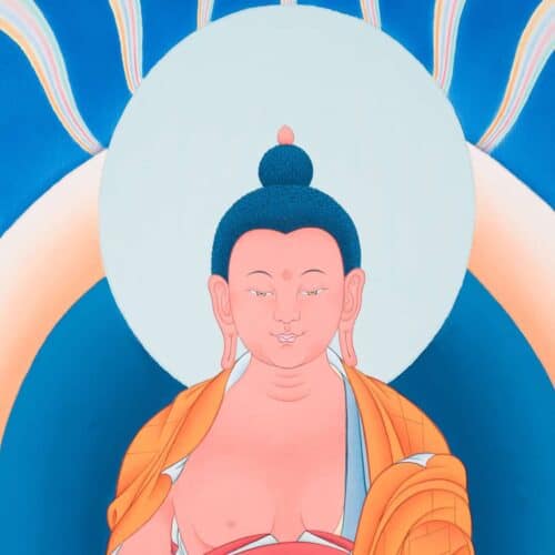 amitabha buddha painting karma guen