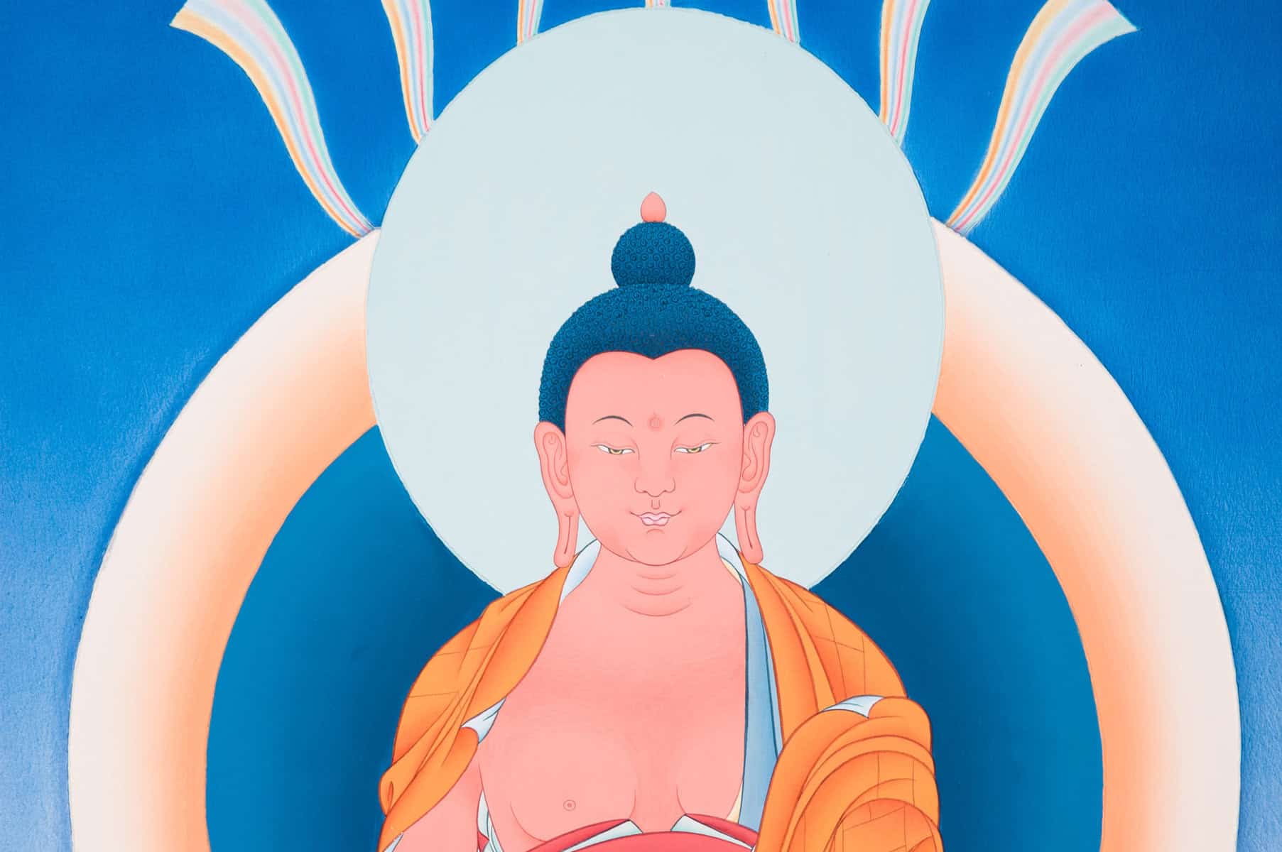 amitabha buddha painting karma guen