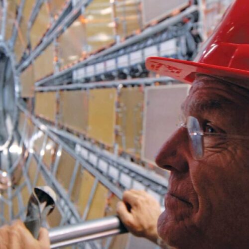 lama ole nydahl at large hadron collider (lhc) at cern
